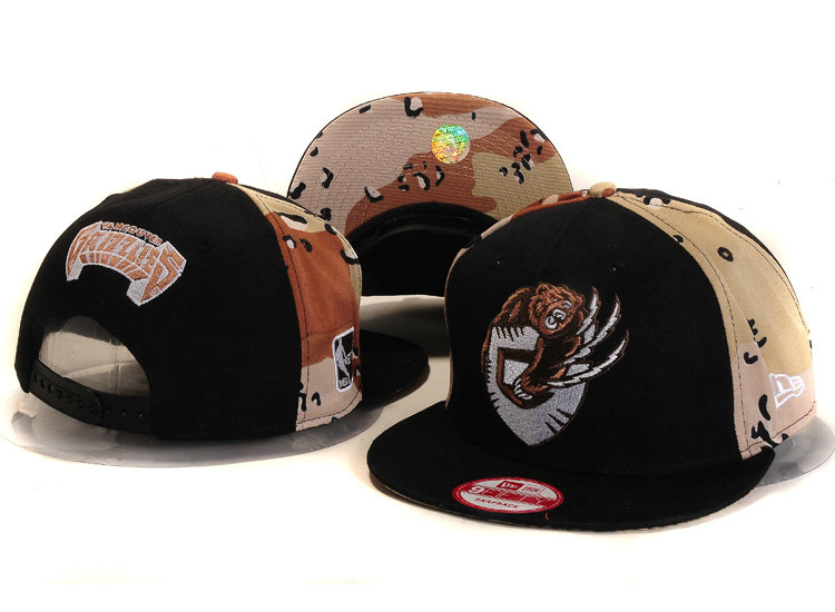 Memphis Grizzlies Black Snapback Hat YS 2